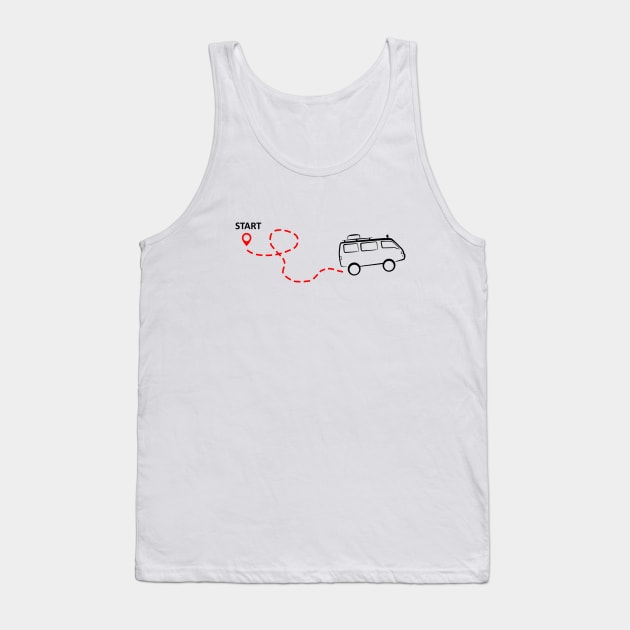 Start your journey - L300 (light) Tank Top by MikeDrago